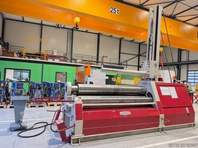 Hydr. czterorolkowa giętarka do rur okrągłych AKBEND AHS 2600 x 20/16 mm