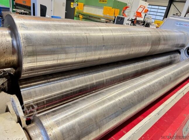 Hydr. czterorolkowa giętarka do rur okrągłych AKBEND AHS 2600 x 20/16 mm