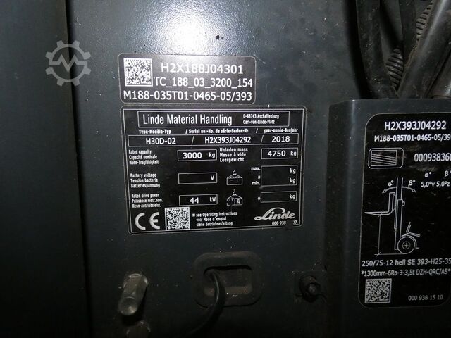 Diesel Forklift Linde H 30 D