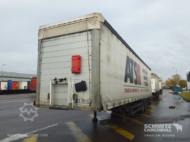 Open semitrailer with tarp Schmitz Cargobull Semitrailer Curtainsider Standard