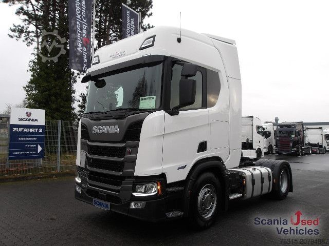 Veszélyes anyagokat szállító teherautó Scania R 460 NA - HYDRAULIK - HIGHLINE - 2x TANKs - ACC -