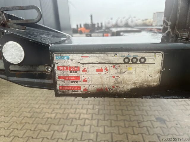  D-TEC FLEXITRAILER / 45FT HC MULTI / drumbrakes / lif...