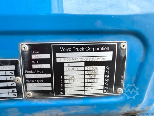 Standard dragbil VOLVO FM 370 4x2 Globetrotter Euro 6