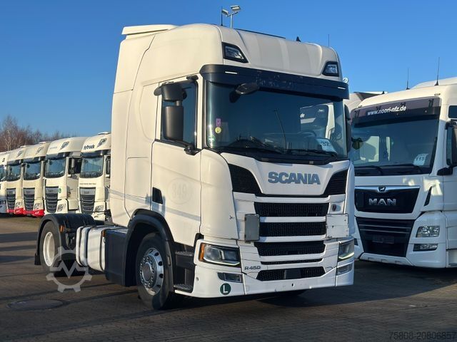 Nákladní vůz na nebezpečné materiály SCANIA R450 ADR EXII/EXIII/FL/AT PTO Euro6d Retarder