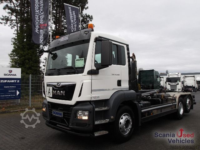 Haakarm vrachtwagen MAN TGS 26.460 - 6x2-4 - MEILLER RS 21.70 -