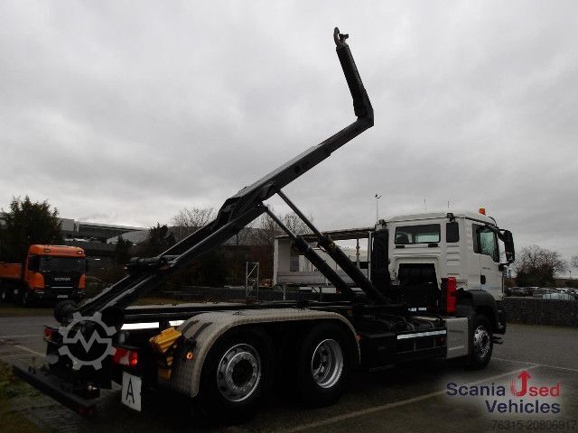 Haakarm vrachtwagen MAN TGS 26.460 - 6x2-4 - MEILLER RS 21.70 -