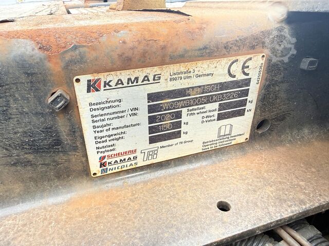 Výměnná nástavba nákladní vůz KAMAG WBH 25-E5 PrecisionMover