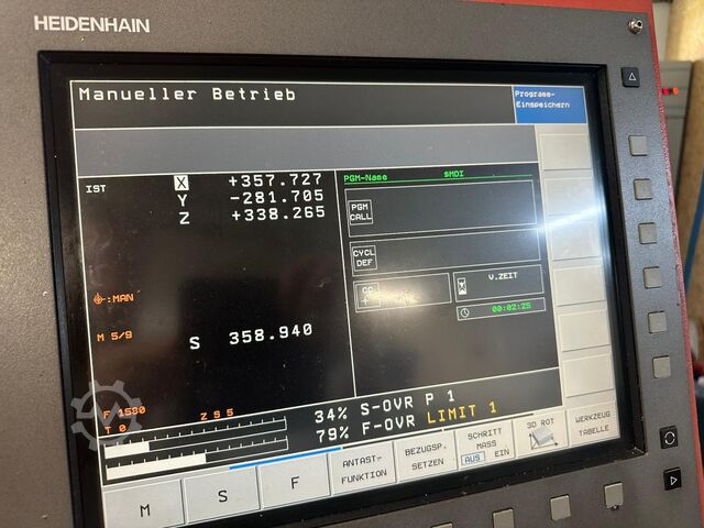 Pionowe centrum obróbcze KUNZMANN BA 1200
