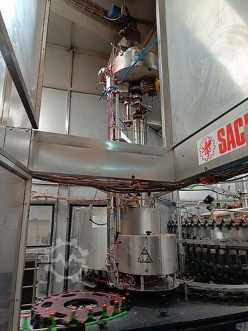 Plnicí linka na skleněné lahve, plnicí zařízení SACMI Complete Glass Filling Line 50.000 bph
