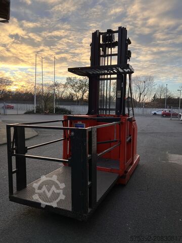 Very narrow aisle forklift, high-bay forklift Linde V10