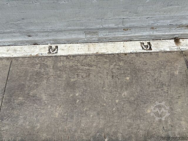 Swap body with flatbed Krone BDF 7,45m Baustoff Bordwand + Türen