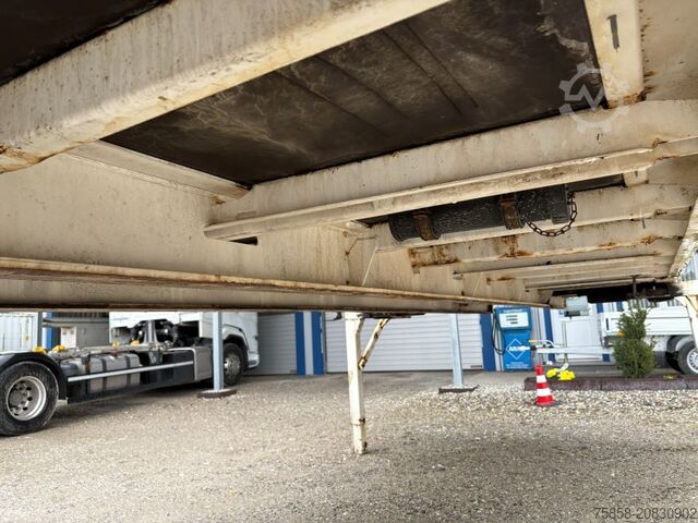 Swap body open Krone Plattform 7,45m mit Steckrungen mittig