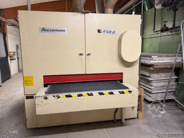 Wide belt sander with lacquer sanding Heesemann KSM8 CSD 1300 + EA2
