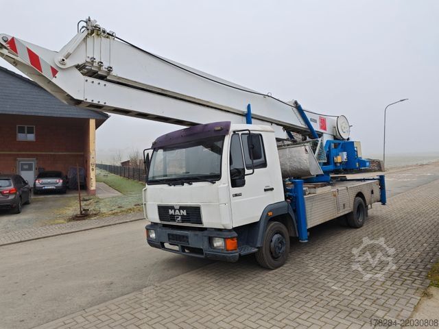 Vrachtwagen met kraanopbouw MAN Klaas K28/35 Meter*1500kg*Montagekran*SPS*
