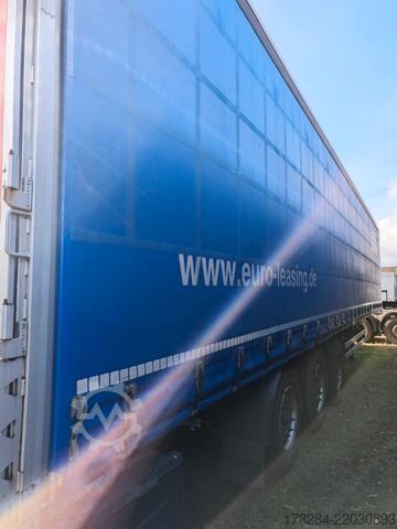 Open oplegger met zeil KÖGEL S24-1  BPW ECO-Achsen Liftachse Vario Fix