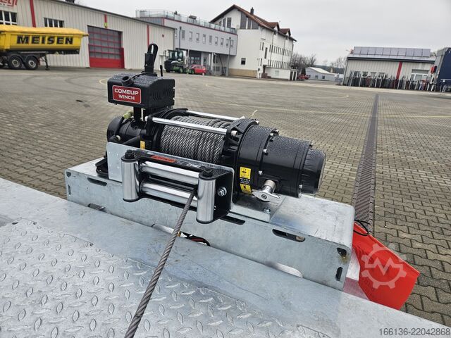 Semiremorcă deschisă Fliegl 3-Achs Plateau SDS 380 Spezial Mega-Z