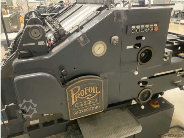 Magasnyomó gép Heidelberg SBD  Profoil Gold