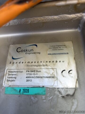 Καμπίνα υγρής αμμοβολής Coskun Engineering PA S4/2 Duo