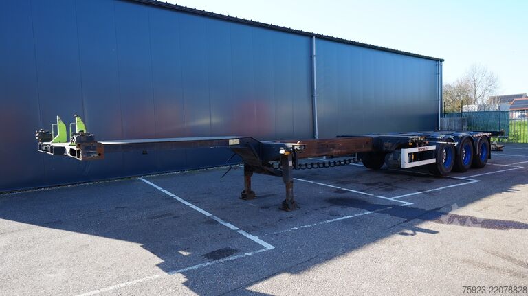 Transport af containere Nooteboom Container transport trailer