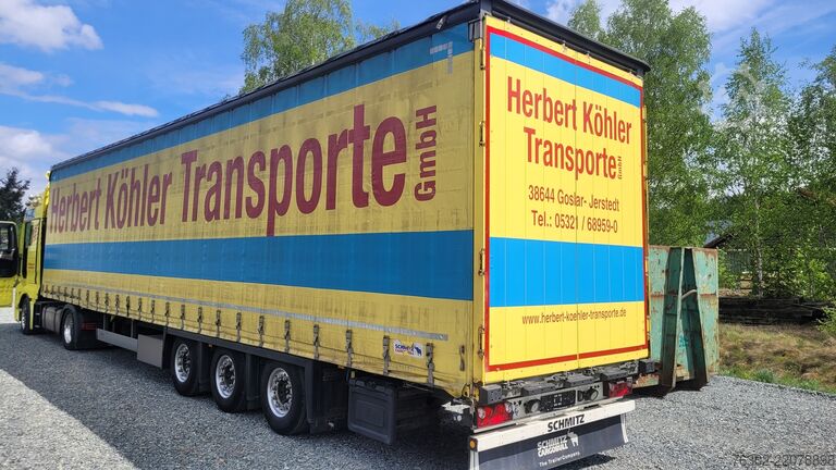 Getränkeauflieger Schmitz Cargobull SCS 24L Mega Edscha Code XL Hubdach
