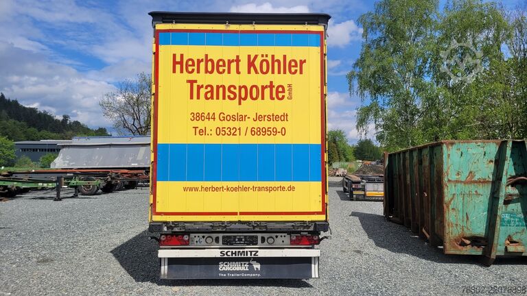 Getränkeauflieger Schmitz Cargobull SCS 24L Mega Edscha Code XL Hubdach