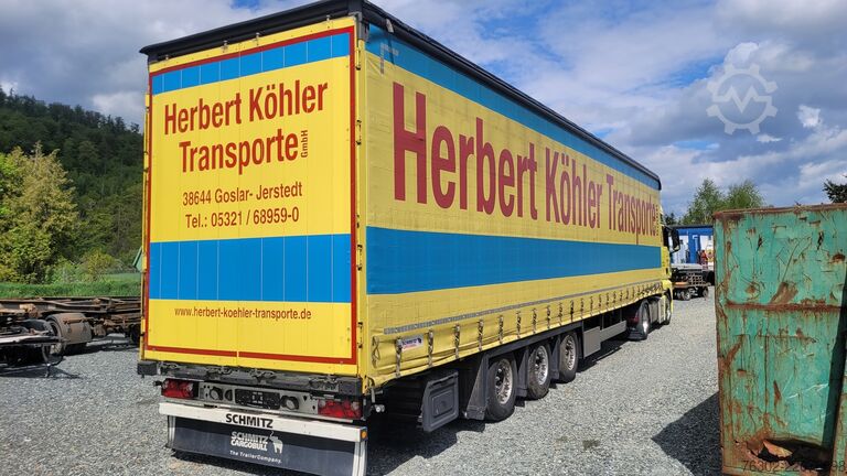 Getränkeauflieger Schmitz Cargobull SCS 24L Mega Edscha Code XL Hubdach