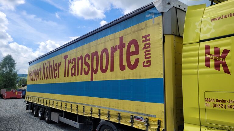 Getränkeauflieger Schmitz Cargobull SCS 24L Mega Edscha Code XL Hubdach