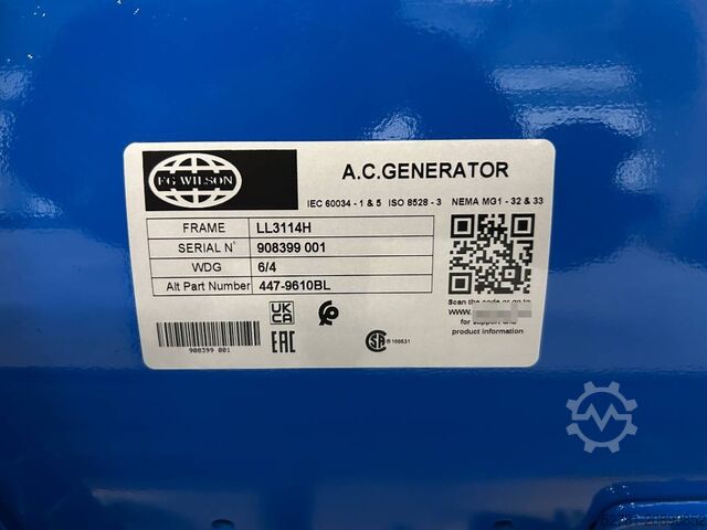Generator set FG Wilson P150-5 - 150 kVA Genset - DPX-16009