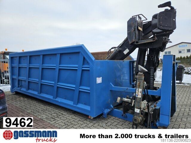 Abrollcontainer  BTE Abrollcontainer mit Kran Mec CL180.80.2Z