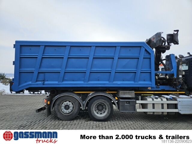 Abrollcontainer  BTE Abrollcontainer mit Kran Mec CL180.80.2Z