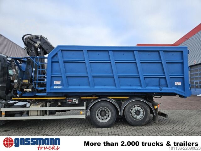 Abrollcontainer  BTE Abrollcontainer mit Kran Mec CL180.80.2Z