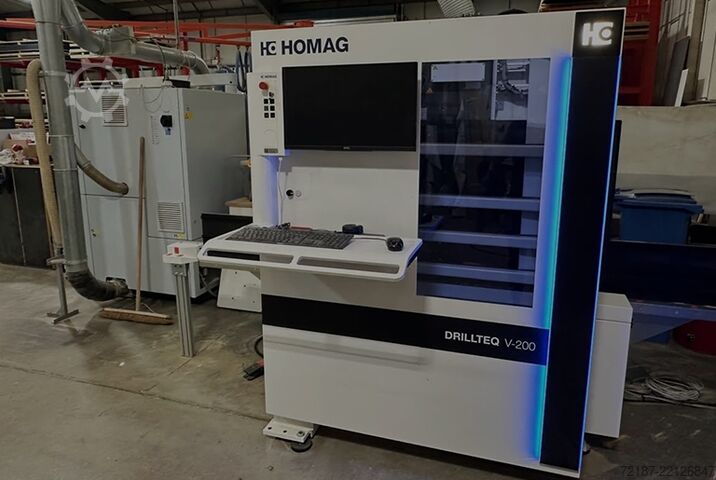 Devamlı beslemeli matkap makinesi Homag DRILLTEQ V-200