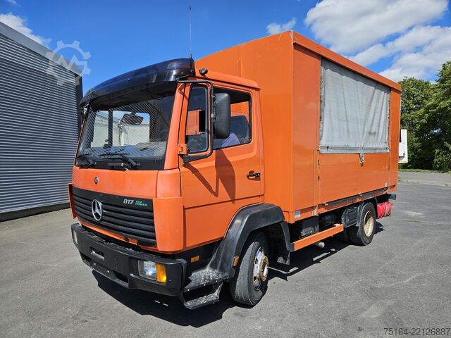 Plattewagen met zeil Mercedes-Benz 817 L