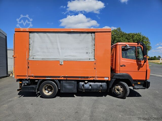 Plattewagen met zeil Mercedes-Benz 817 L