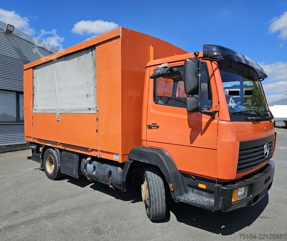 Plattewagen met zeil Mercedes-Benz 817 L