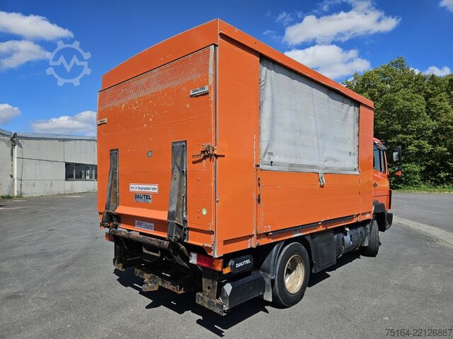 Plattewagen met zeil Mercedes-Benz 817 L