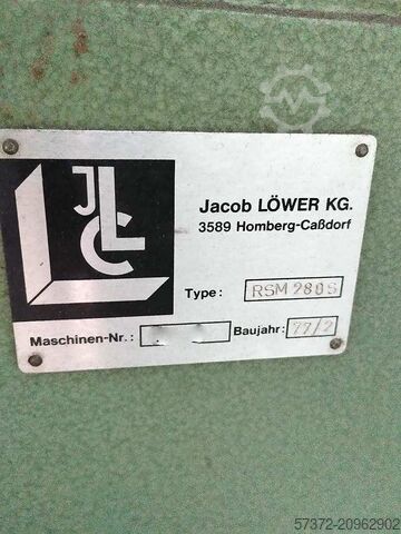 μηχανή λείανσης σκελετού Löwer RSM 280 S