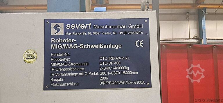 σύστημα συγκόλλησης ρομπότ Severt MIG/MAG