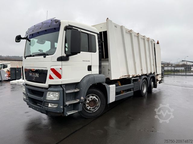 Skraldevogn MAN 26.320 6x2 Presswagen Faun 524