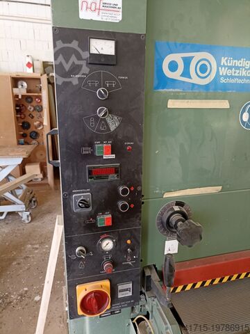 Brede bandschuurmachine Kündig Titan 1100