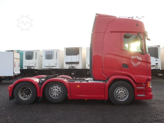 Standard trækkerunit Scania S 500 Super 6x2/4 mit verstellbarer Sattelkupplung