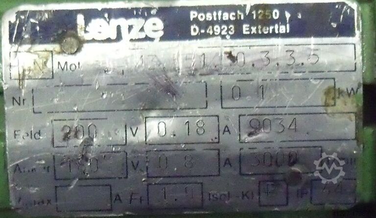 Elektromotor 0,1 kW 3000 tpm Lenze B3