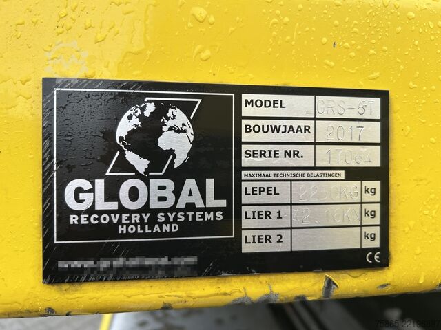 Vyprošťovací vozidlo DAF LF 180 FA / 391 dkm / Global Recovery Tow Truck...