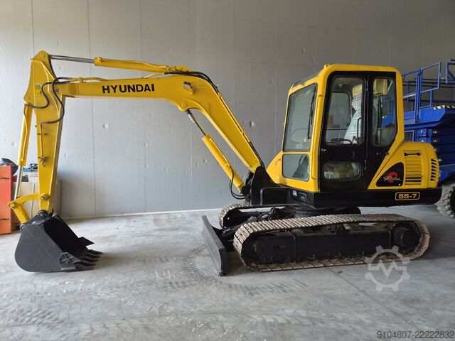 Excavator pe șenile Hyundai R55-7, Year 2013, Airconditioning