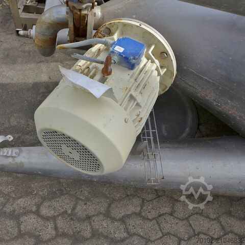 Cuve agitateur conique de 6 500 litres en inox V2A avec 2 agitateurs à hélice  8611