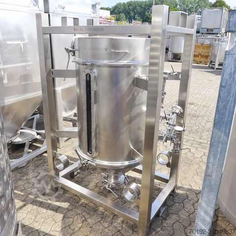 Conteneur d'équilibrage de poudre Bohle 400 litres en V4A  8576