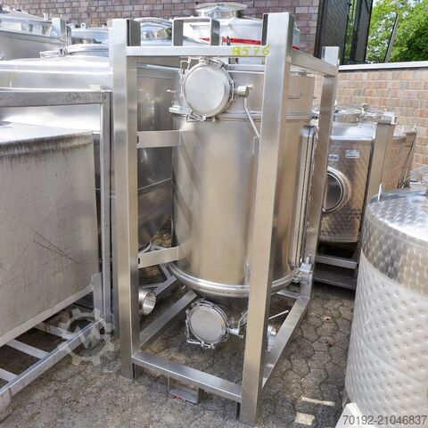 Conteneur d'équilibrage de poudre Bohle 400 litres en V4A  8576