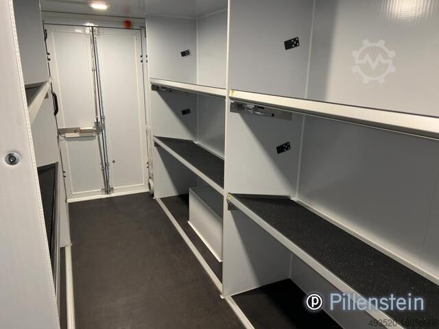 Vrachtwagen met bakwagen VW Crafter 35 Sommer Koffer KLIMA NAVI KAMERA GRA