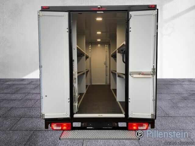 Vrachtwagen met bakwagen VW Crafter 35 Sommer Koffer KLIMA NAVI KAMERA GRA