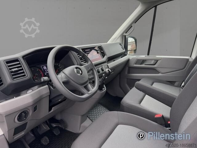 Vrachtwagen met bakwagen VW Crafter 35 HUMBAUR Koffer KLIMA NAVI KAMERA GRA